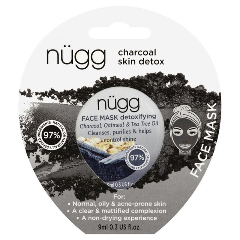 Download Nugg Face Mask Charcoal Skin Detox 0 3 Oz Instacart PSD Mockup Templates