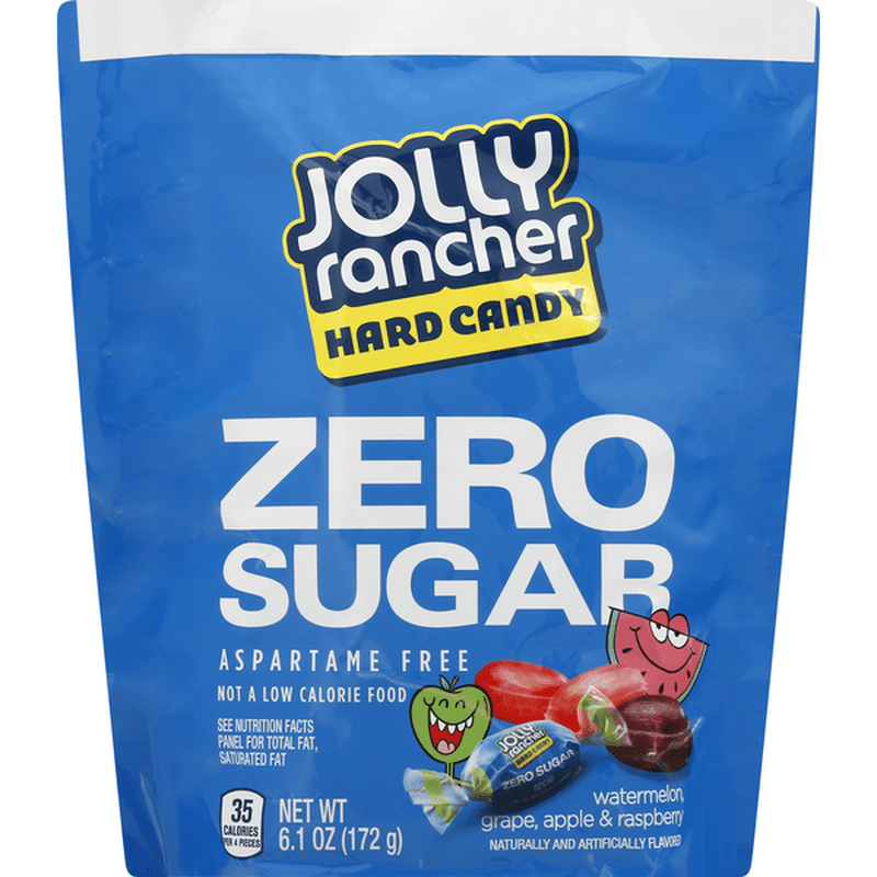 Jolly Ranchers Hard Candy, Zero Sugar, Watermelon, Grape, Apple ...