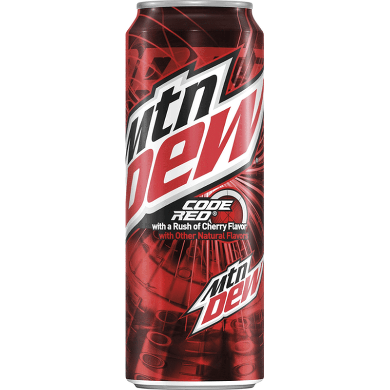 Mtn Dew Code Red Cherry Soda 24 Fl Oz Delivery Or Pickup Near Me Instacart