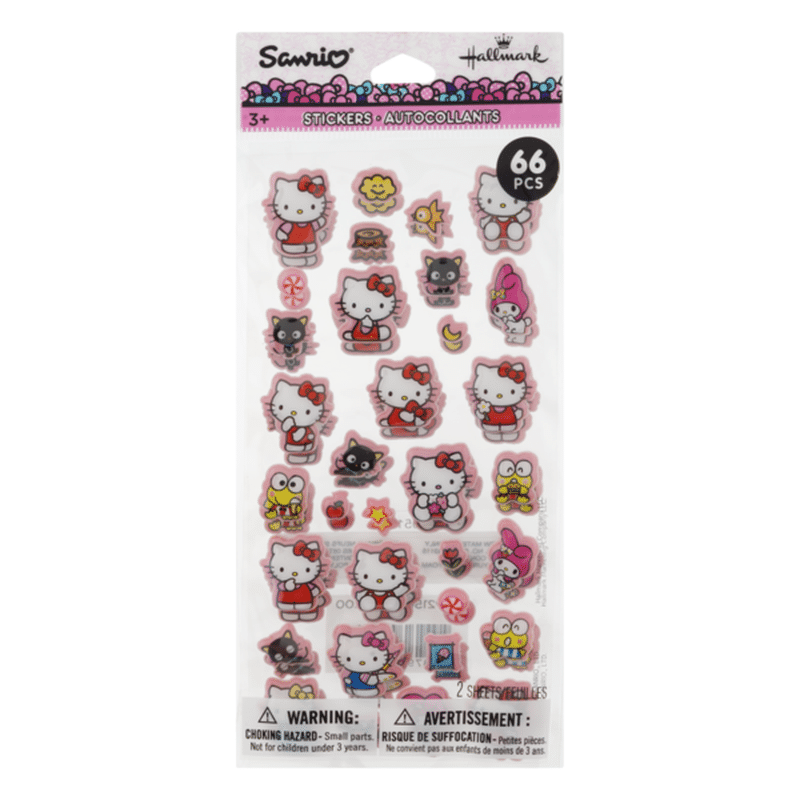 Hallmark Sanrio Stickers Hello Kitty 66 Ct Instacart