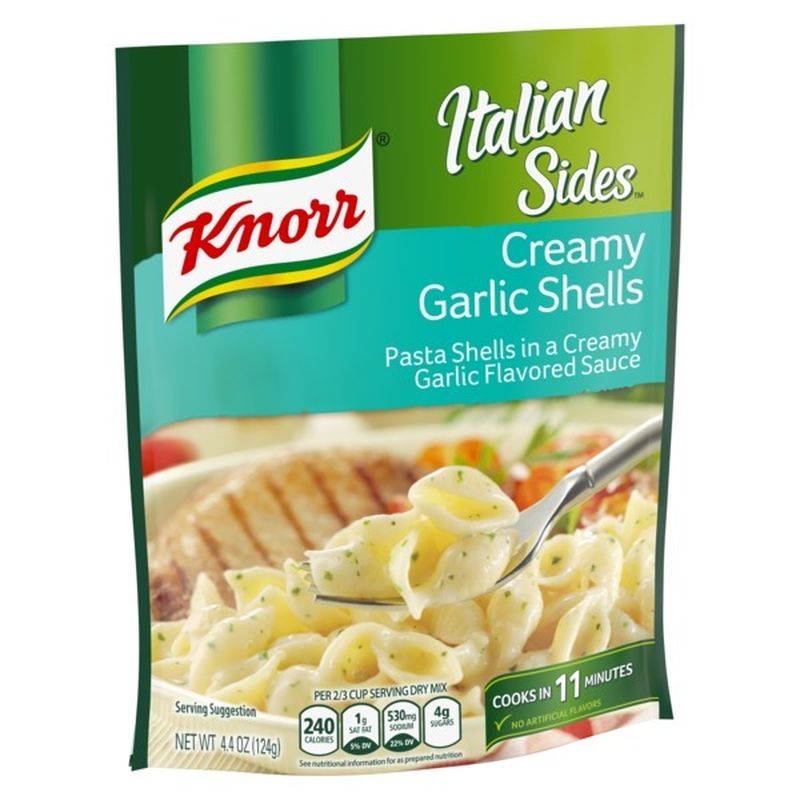 Knorr Pasta Side Dish Creamy Garlic Shells