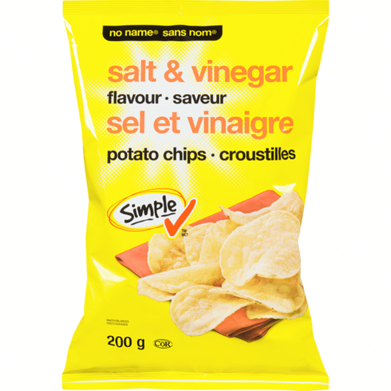 Salt & Vinegar Potato Chips (200 g) Instacart
