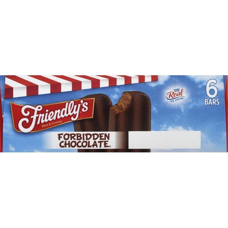 Friendlys Ice Cream Bars Forbidden Chocolate 6 Each Instacart 7942