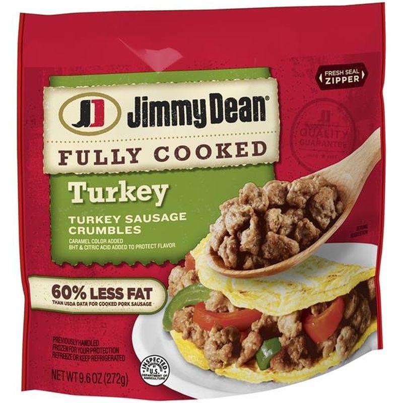 Jimmy Dean Fully Cooked Turkey Sausage Crumbles (9.6 oz) from HyVee