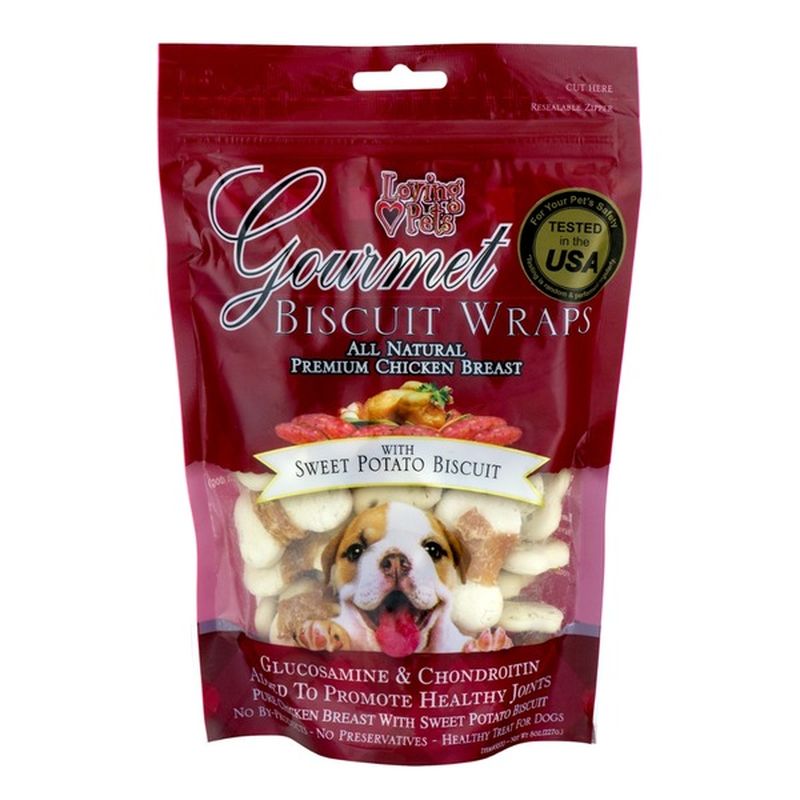 chicken wrapped sweet potato dog treats