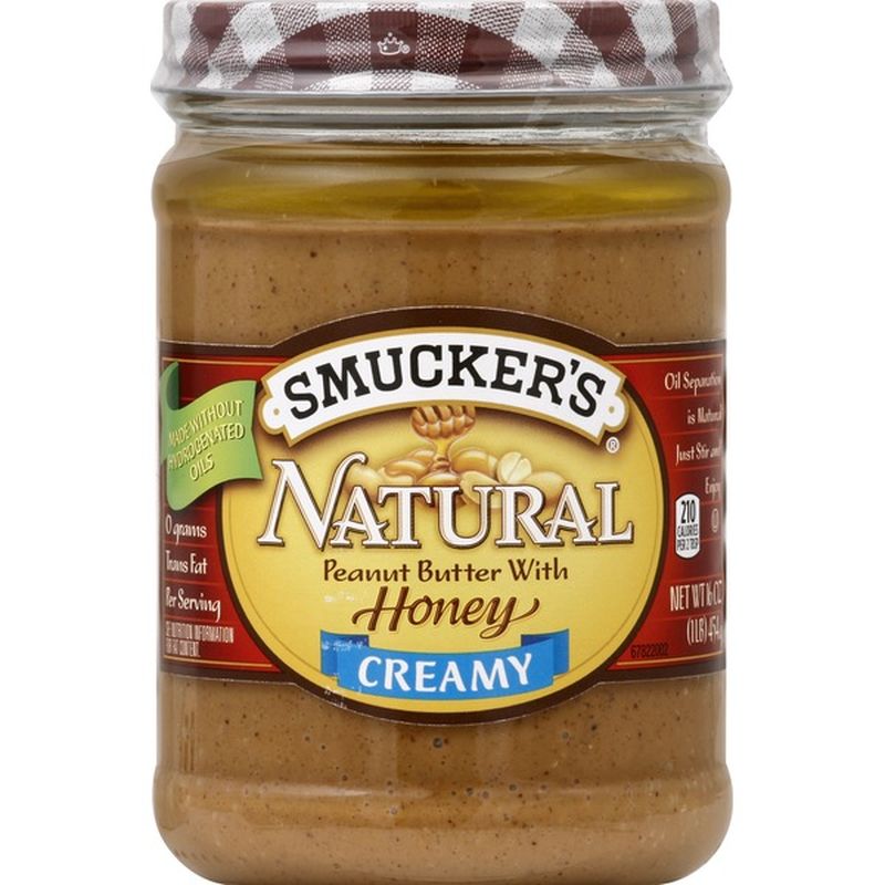 Smucker's Peanut Butter, with Honey, Creamy (16 oz) - Instacart