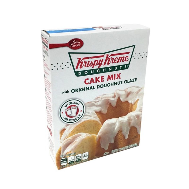 Betty Crocker ® Krispy Kreme Doughnuts Cake Mix With Original Doughnut ...