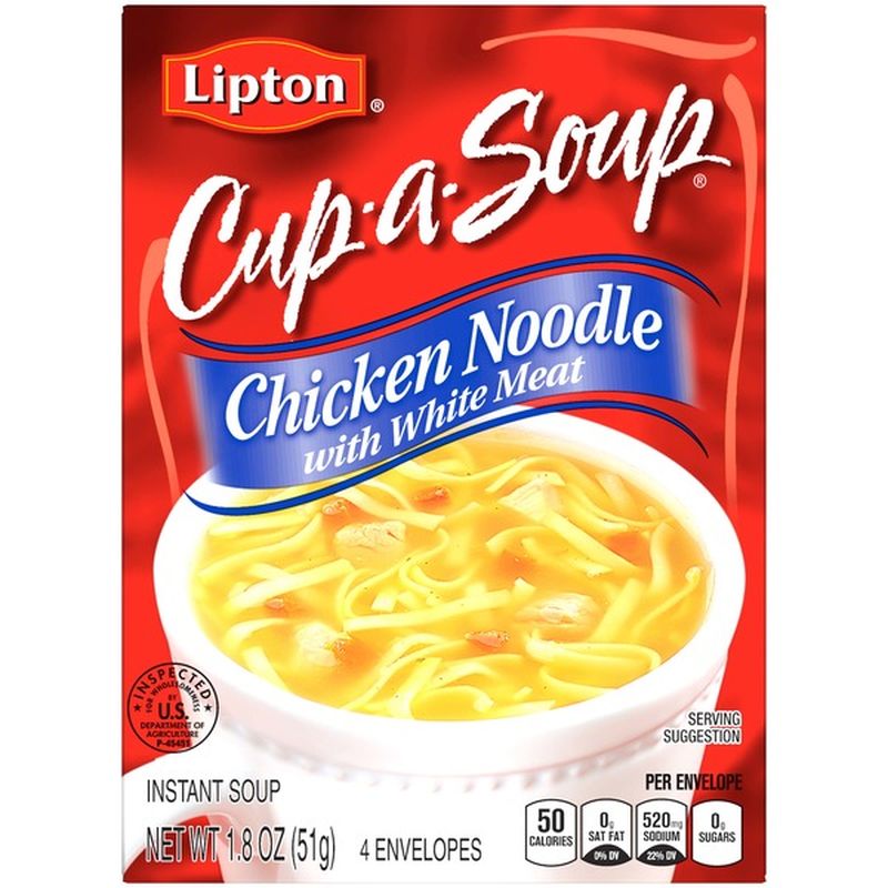 Lipton Instant Soup Chicken Noodle (1.8 oz) from Walmart Instacart
