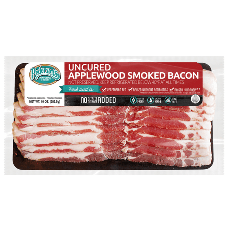 Pederson S Natural Uncured Apple Smoked Bacon 10 Oz Instacart