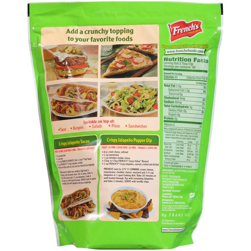 French's® Crispy Jalapenos (20 oz) Instacart