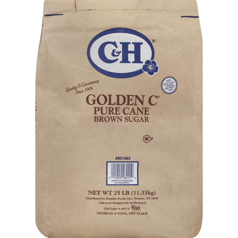 C&h Brown Sugar, Pure Cane (25 lb) from Costco Instacart
