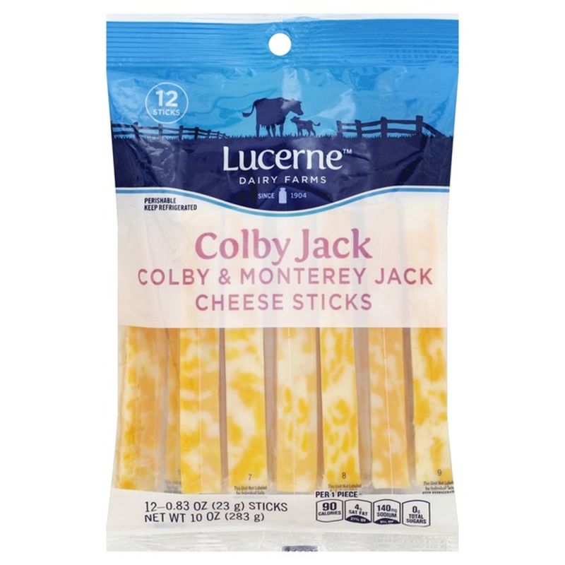 Lucerne Dairy Farms Colby & Monterey Jack Cheese Sticks
