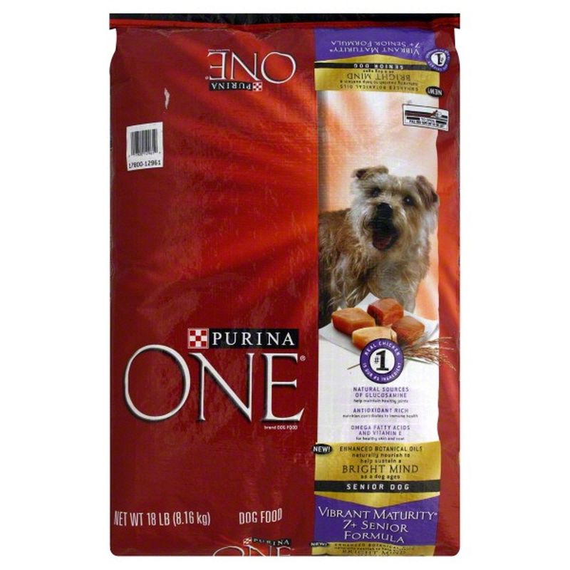 purina one dog food senior formula