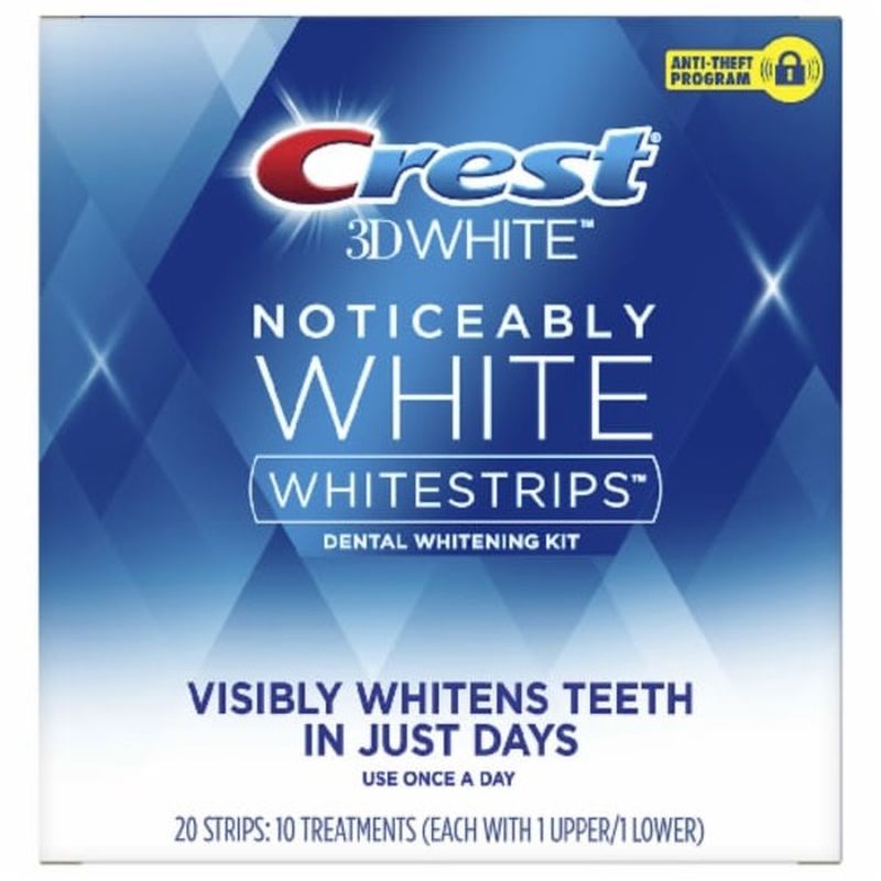 Crest Noticeably White Whitestrips Teeth Whitening Kit