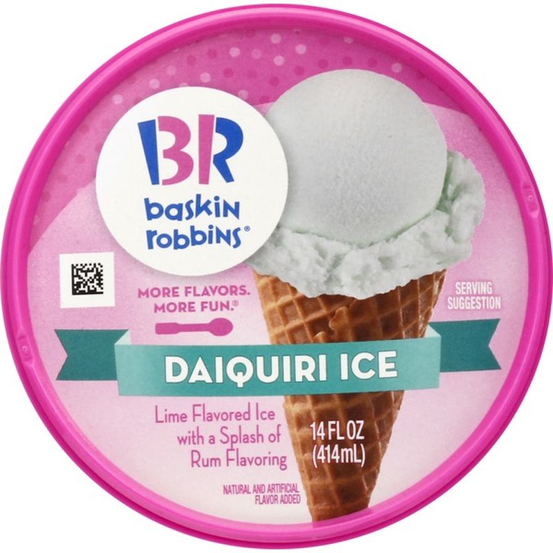Baskin Robbins Ice Cream, Daiquiri Ice (14 oz) Instacart