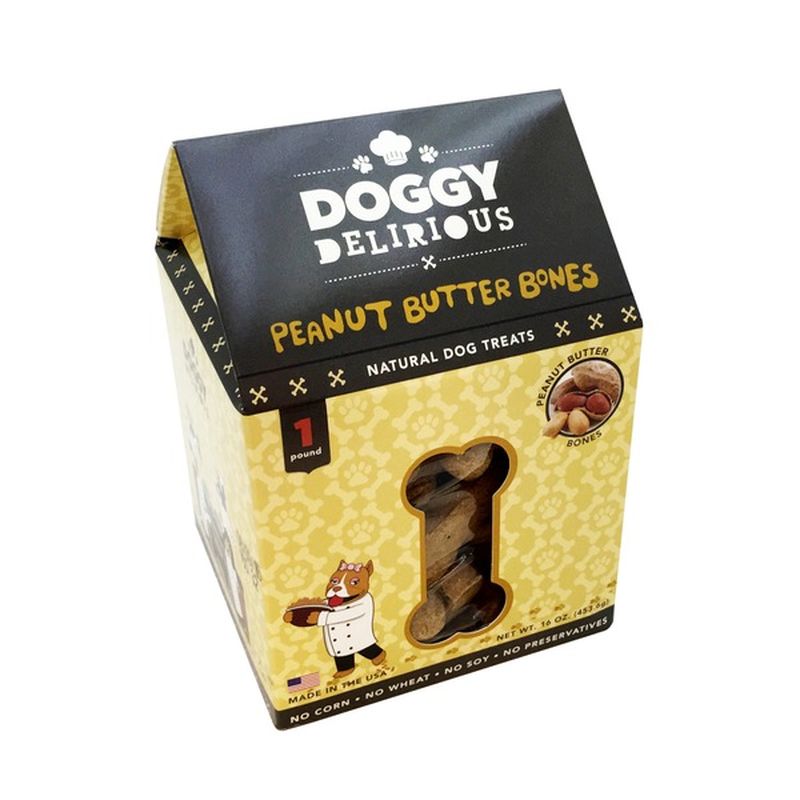 doggy delirious peanut butter bones