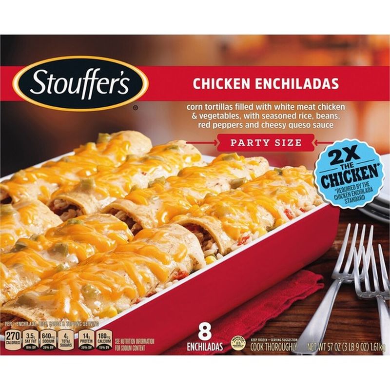 Stouffer's Party Size Chicken Enchiladas Frozen Meal (57 oz) from Fred