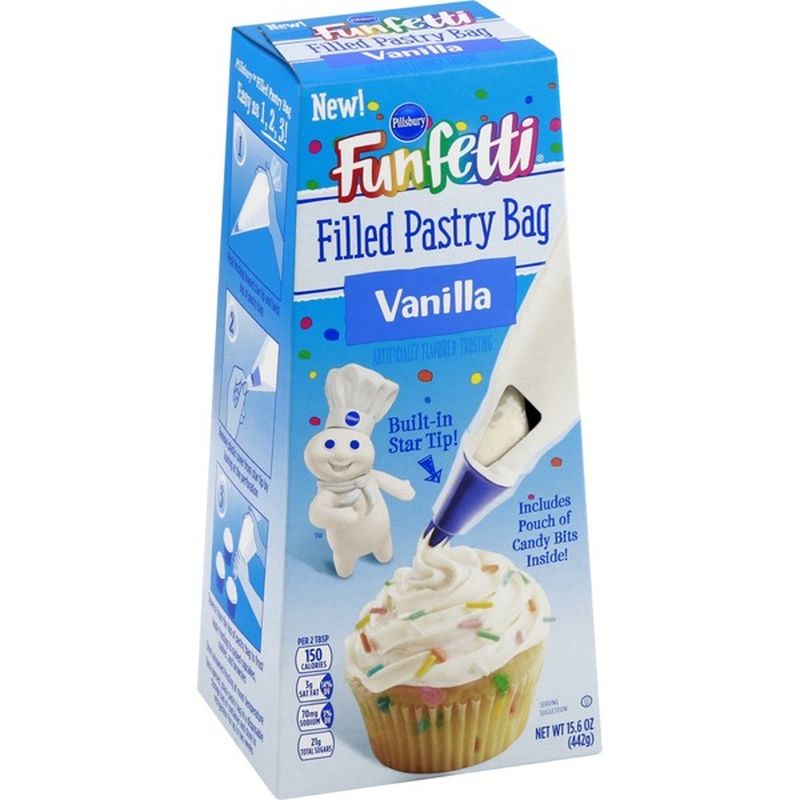 Pillsbury Funfetti Filled Pastry Bag Vanilla (15.6 oz) from Target