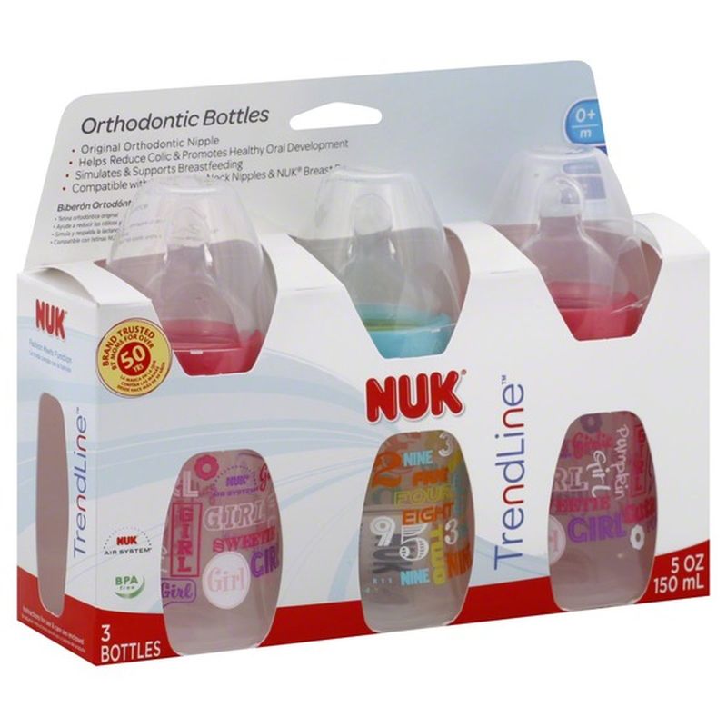 nuk orthodontic bottle