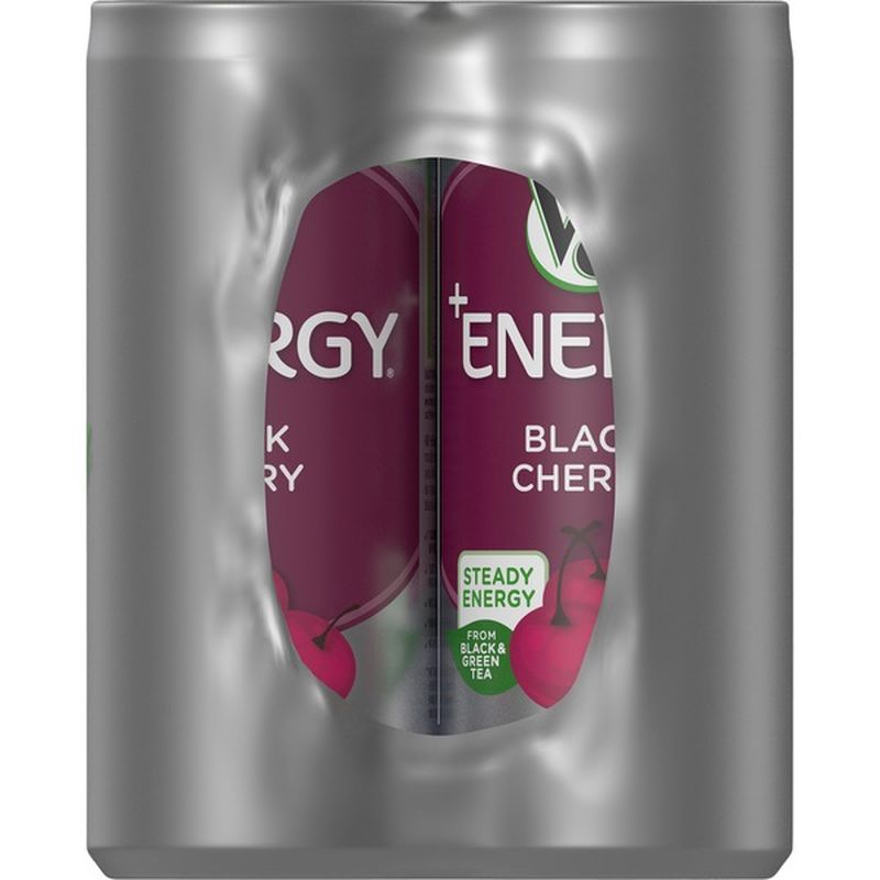 V8® Healthy Energy Drink, Natural Energy from Tea, Black Cherry (8 fl