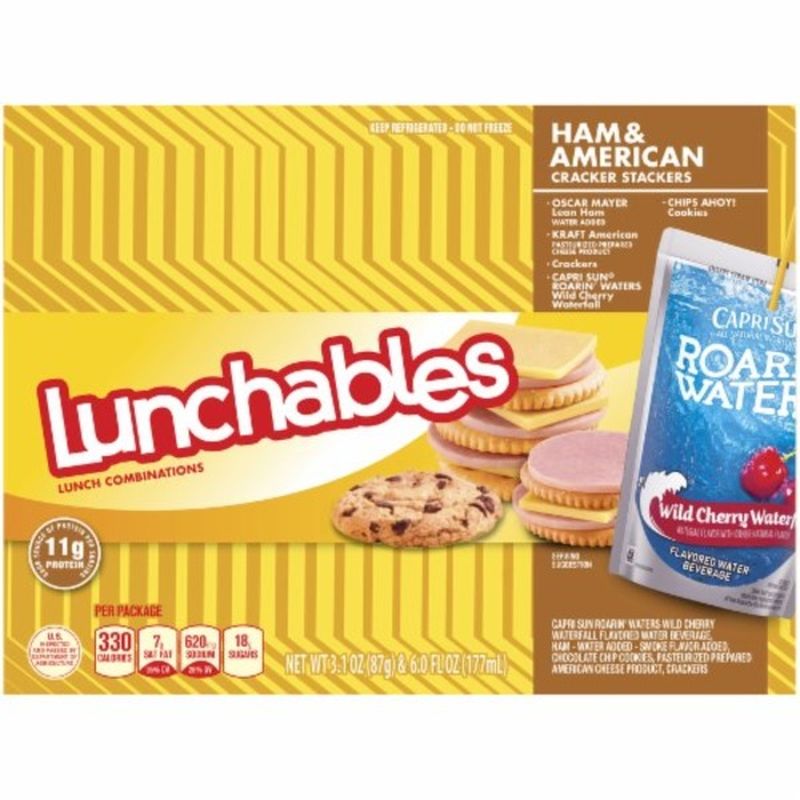 Lunchables Ham & American with Capri Sun Convenience Meal (3.1 oz) from ...