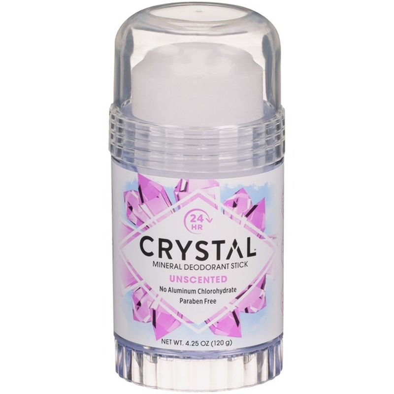 Crystal Deodorant, Mineral, Unscented, Stick (4.25 oz) Instacart