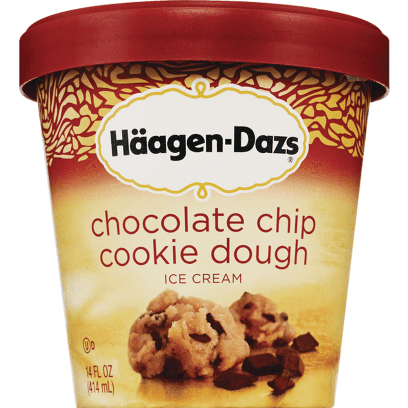 Haagen-Dazs Chocolate Chip Cookie Dough Ice Cream (1 pt) from CVS ...