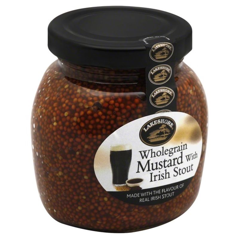 Lakeshore Mustard, Wholegrain, with Irish Stout (205 g) Instacart