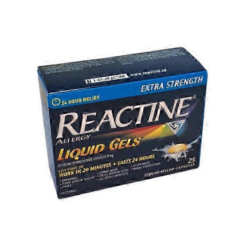 Reactine Extra Strength NonDrowsy Liquid Gels (25 ct) Delivery or