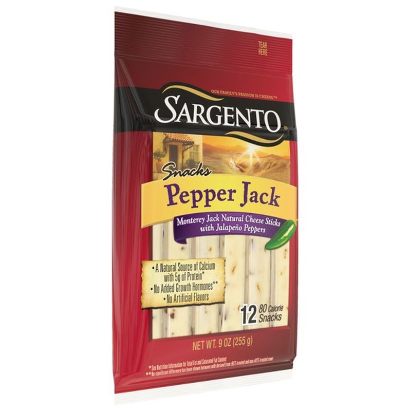 Sargento® Pepper Jack Natural Cheese Snack Sticks (12 ct) Instacart