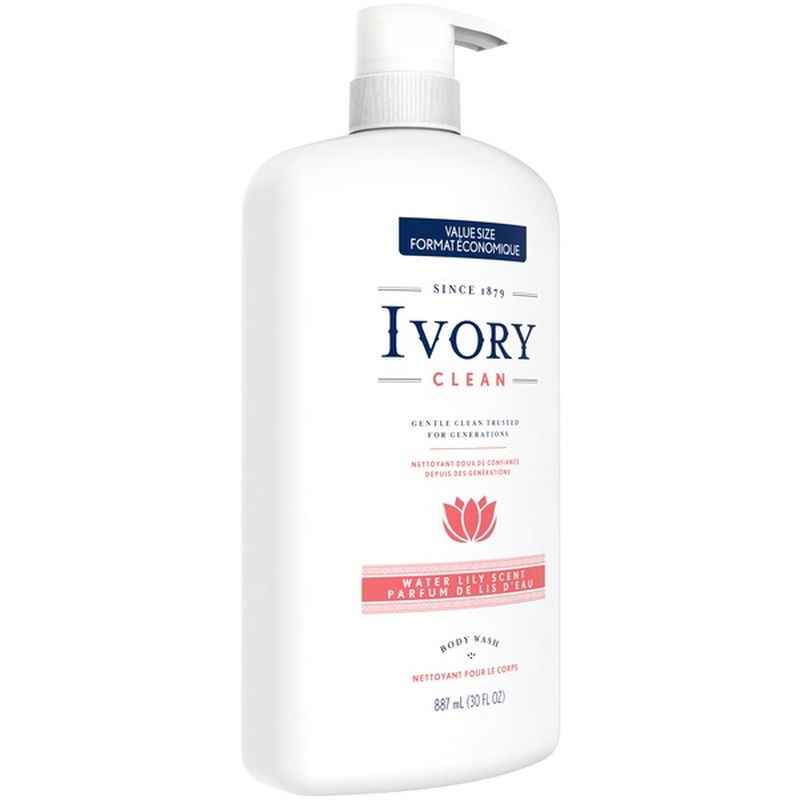 Ivory Body Wash Water Lily Scent Wash (30 oz) - Instacart