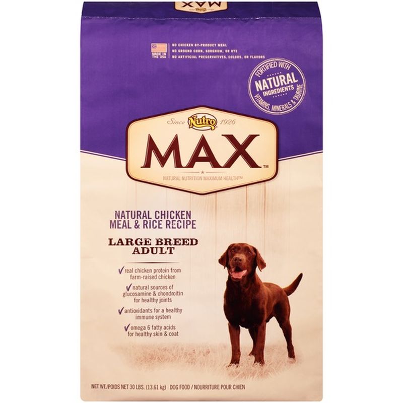 nutro max large breed adult dry dog food