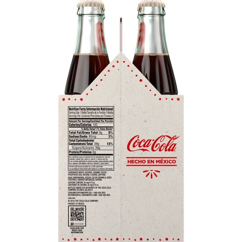 CocaCola Mexican Coke Soda Soft Drink, Cane Sugar (355 mlt) Instacart