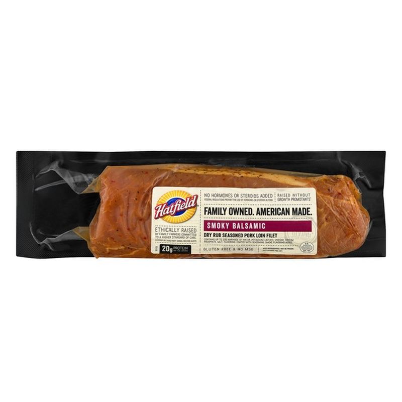 Hatfield Pork Loin Filet Dry Rub Seasoned Smoky Balsamic (1 ct) Instacart