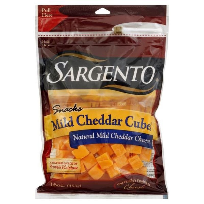 Sargento® Mild Natural Cheddar Cheese Cubes (16 oz) from Publix Instacart