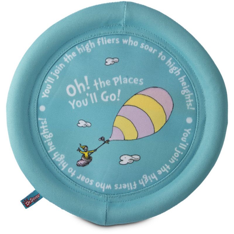 Dr. Seuss Oh! The Places You'll Go! Medium Blue Flying Disc Toy