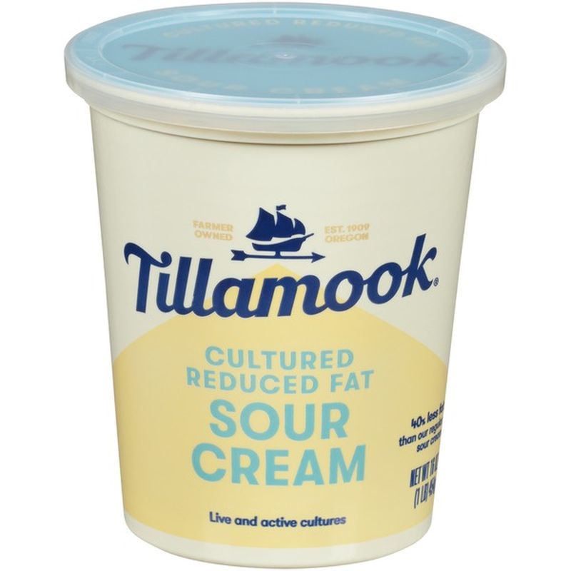 Tillamook Sour Cream, Cultured, Reduced Fat (16 oz) from Safeway