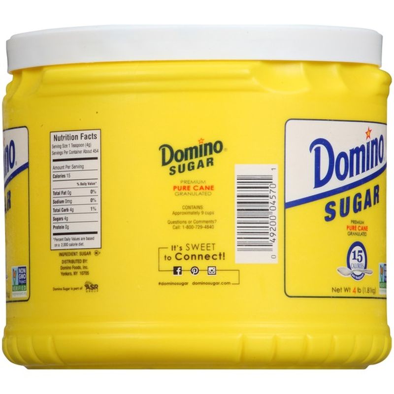 Domino Premium Pure Cane Granulated Sugar 4 Lb From Publix Instacart