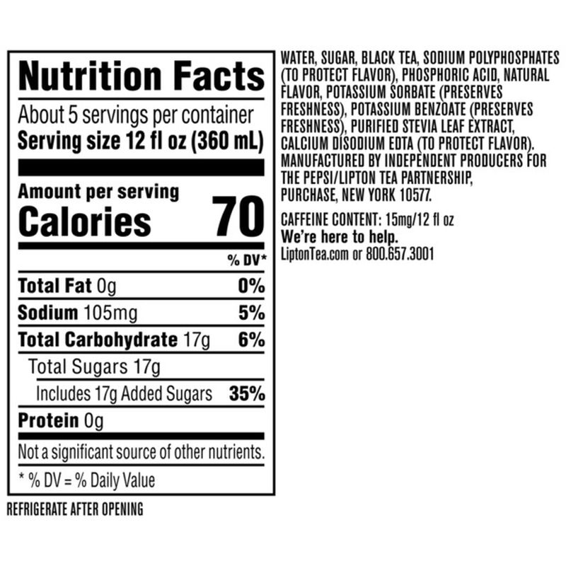 Lipton Sweet Tea Iced Tea (64 fl oz) Delivery or Pickup Near Me Instacart