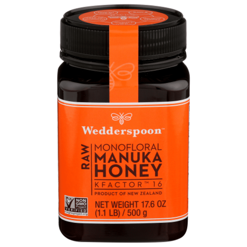 Wedderspoon Manuka Honey, Raw, Monofloral, Kfactor 16 (17.6 oz) - Instacart