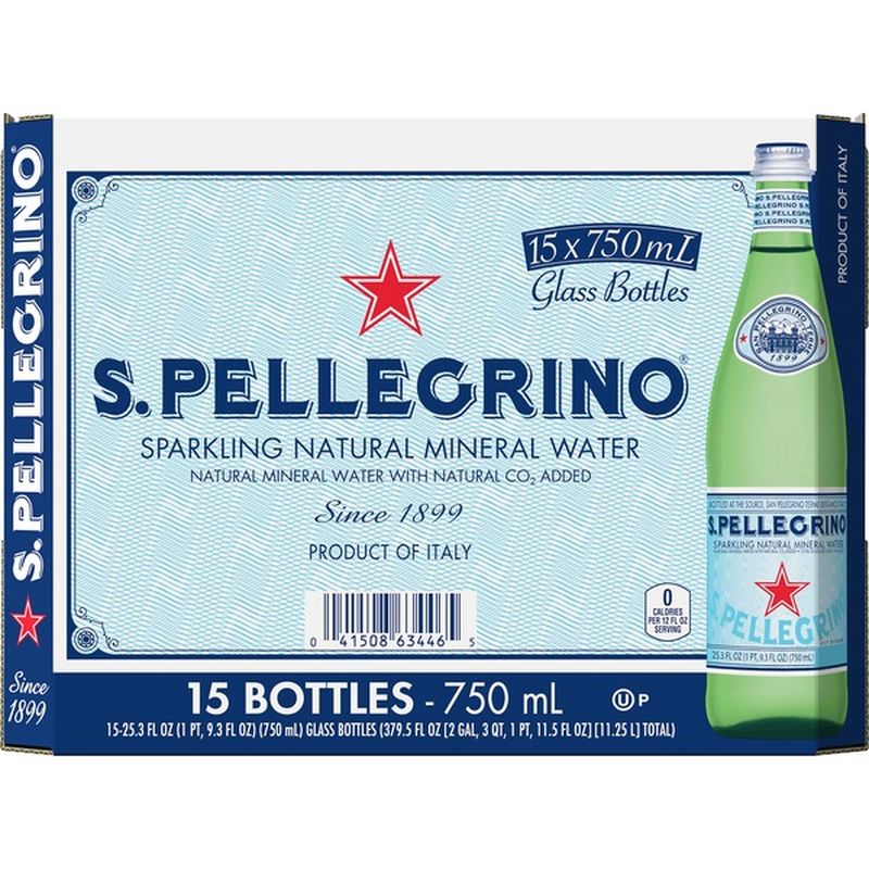 Pellegrino No Flavor Sparkling Water (25.3 fl oz) from Costco Instacart