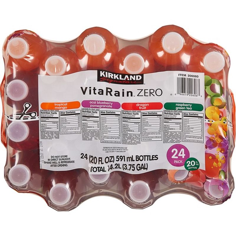 Kirkland Signature Vita Rain Flavored Water Variety (20 fl oz) - Instacart