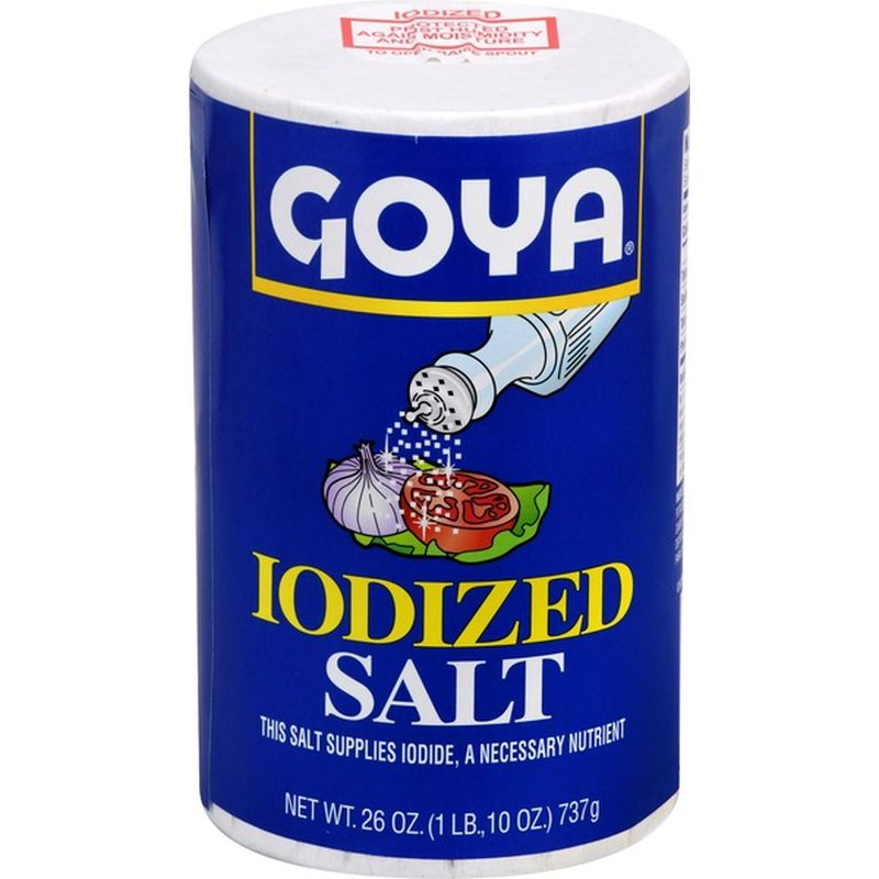 Goya Iodized Salt (26 oz) Instacart