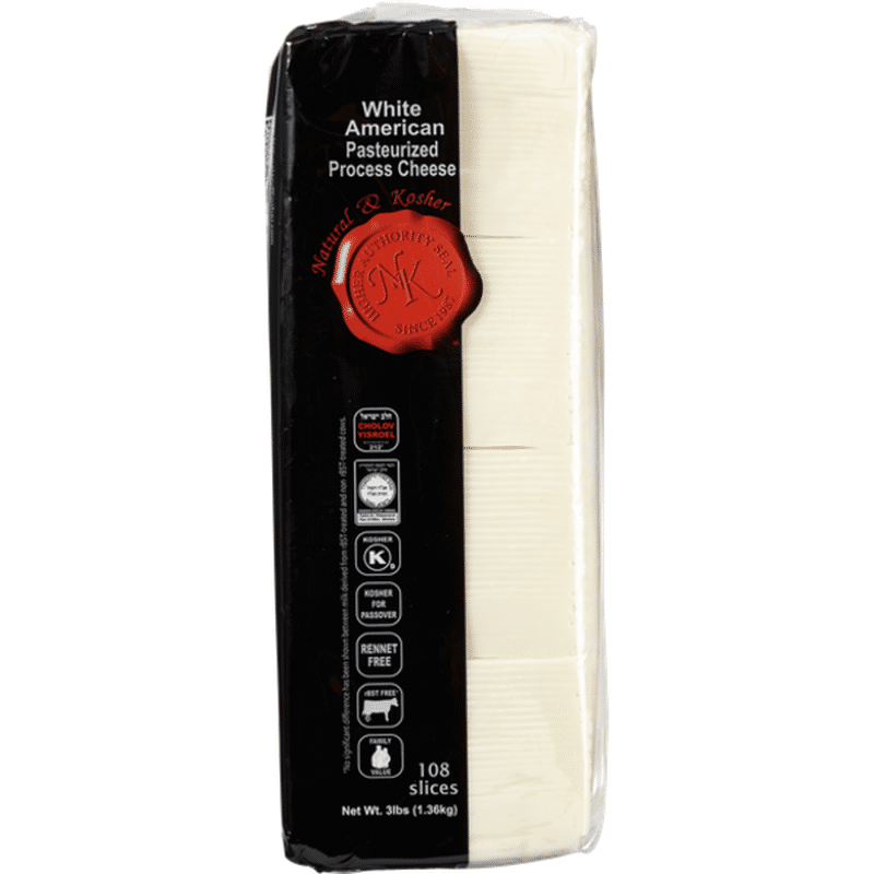Natural & Kosher American Pasteurized Cheese Slices