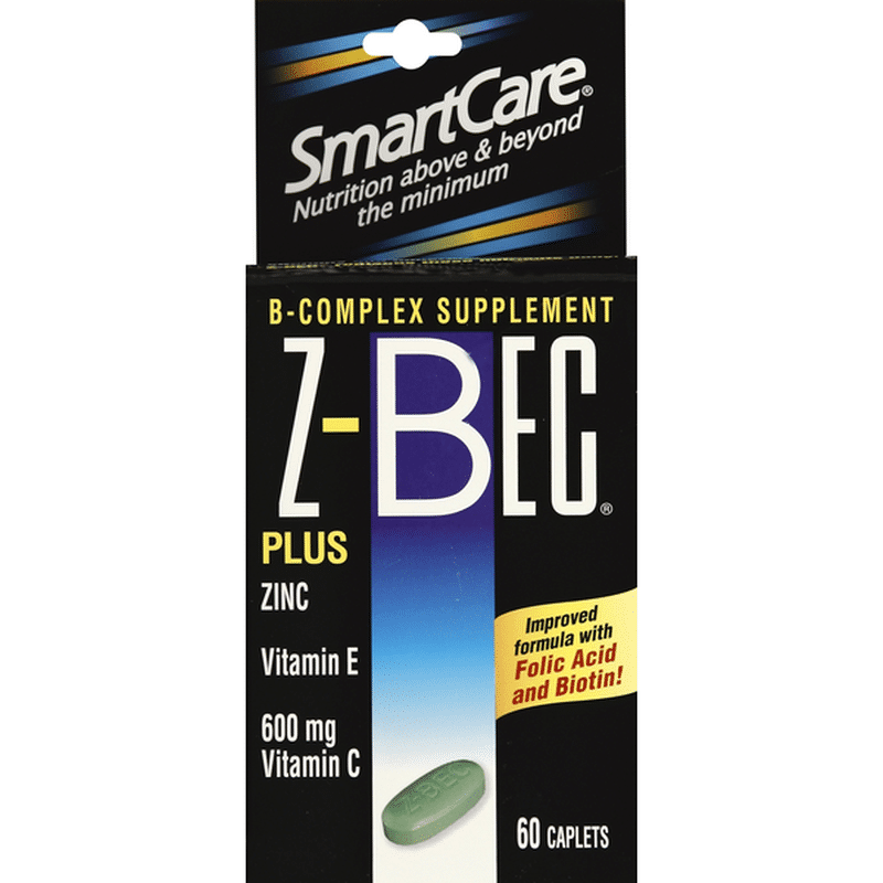 Smartcare Z Bec B Complex Supplement Tablets (60 Ct) - Instacart