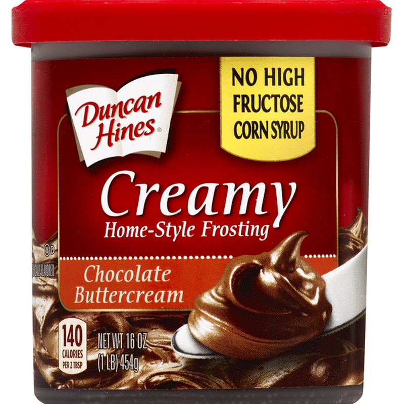 Duncan Hines Frosting, Chocolate Buttercream, Creamy (16 oz) Instacart