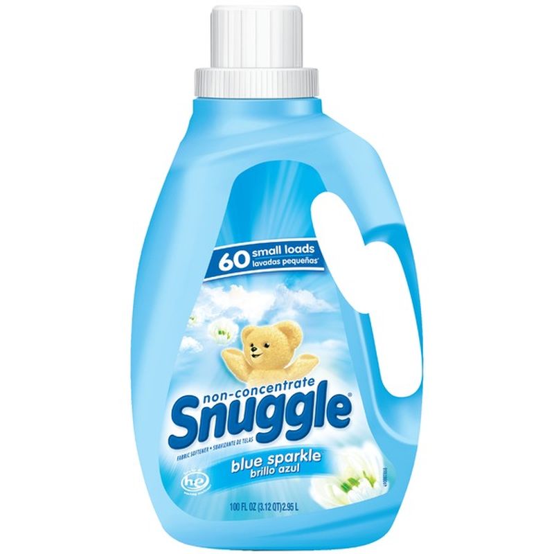 Snuggle Fabric Softener Liquid, Blue Sparkle, 60 Loads (100 fl oz