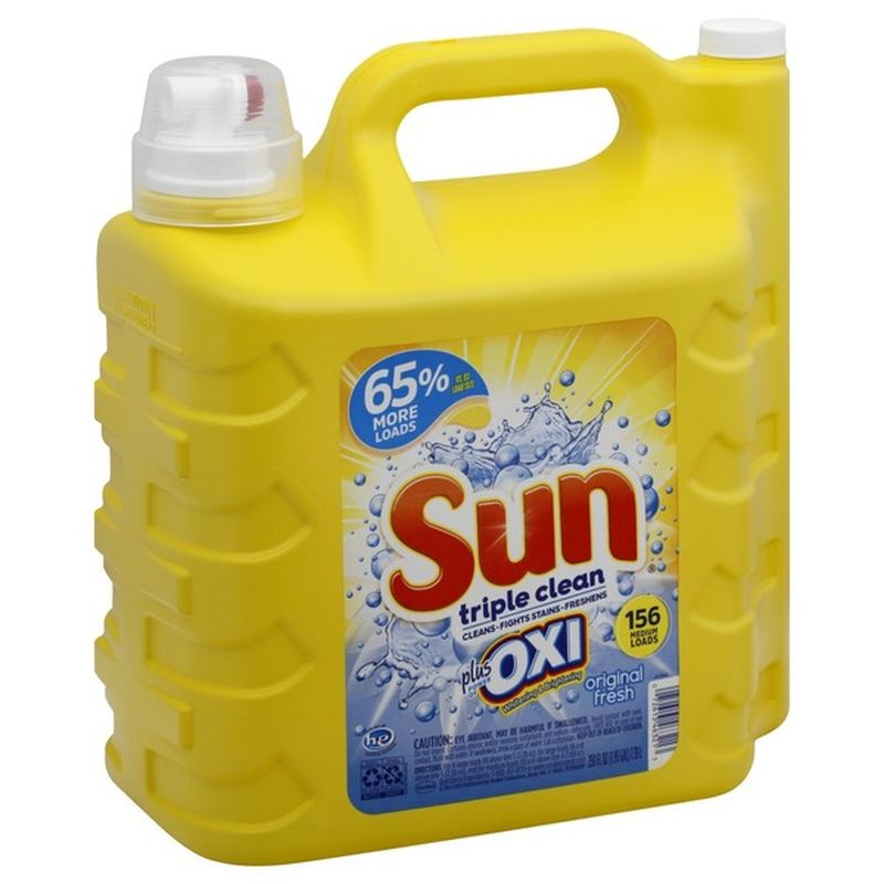 Sun Triple Clean Plus Power of Oxi Original Fresh Laundry Detergent