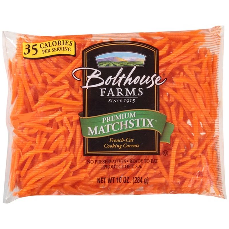 Bolthouse Farms Carrots, Cooking, FrenchCut, Premium Matchstix (10 oz