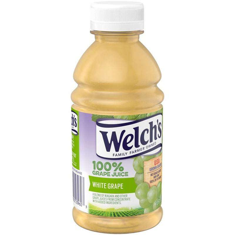 Welch's 100 Grape Juice White (10 fl oz) from JewelOsco Instacart